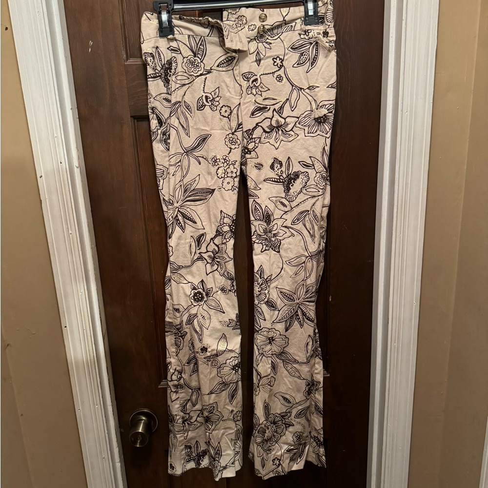 Women’s Harold’s Size 0 Floral Trouser Pants